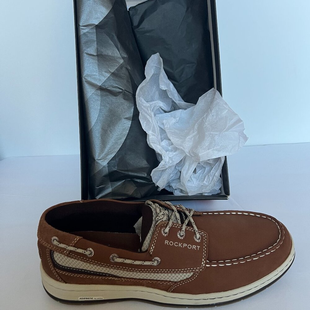 Rockport 3 eye boat shoes